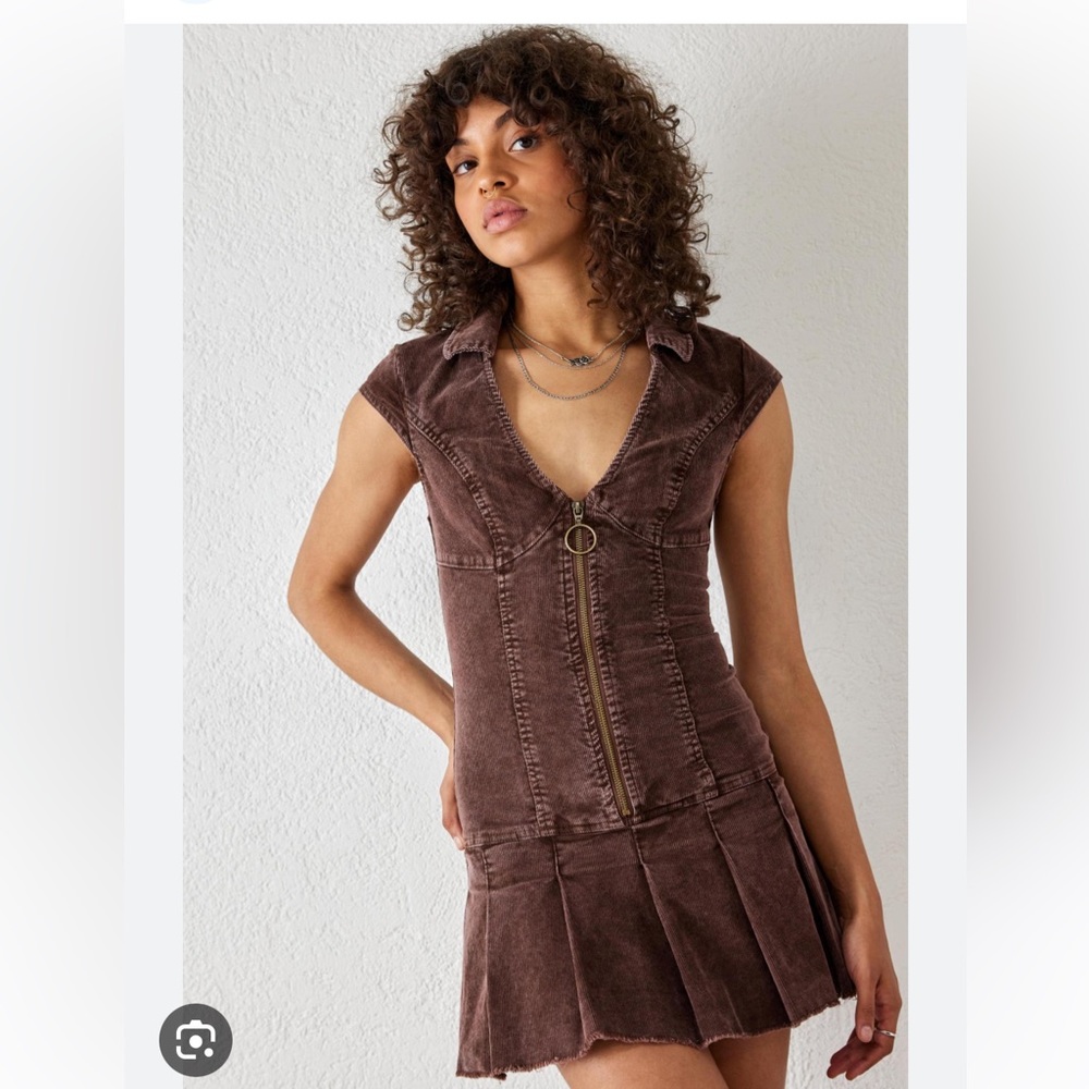 Urban Outfitters UO Jazzy Corduroy Mini Dress